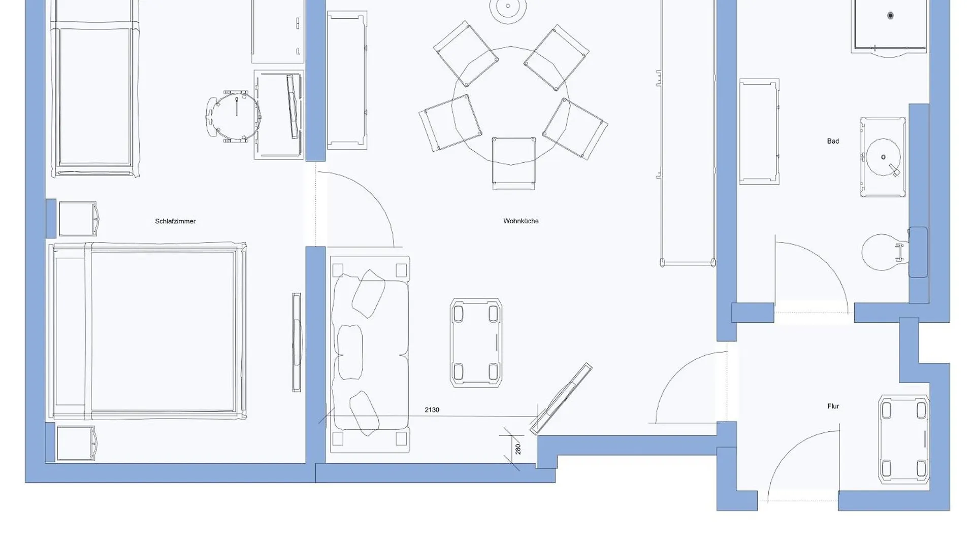 Schillerapartment Hof, Kueche, 24H Digital-Checkin, Parkplatz, Wlan250Mbit Hof  Apartment